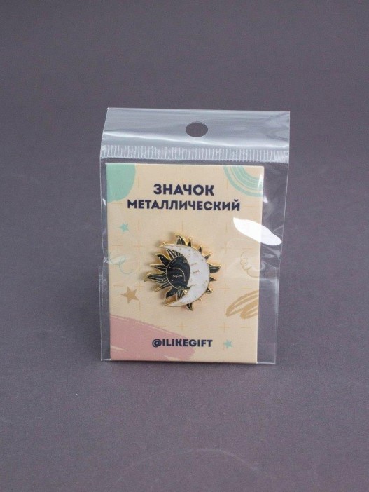 Значок металлический iLikeGift &quot;The balance of the Universe&quot; 