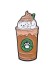 Значок металлический iLikeGift &quot;Coffee catpuccino&quot; 