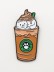 Значок металлический iLikeGift &quot;Coffee catpuccino&quot; 