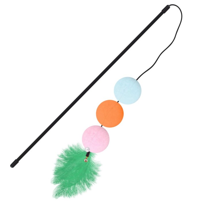 Игрушка-удочка для кошек &quot;Помпоны&quot; (90 см) 
