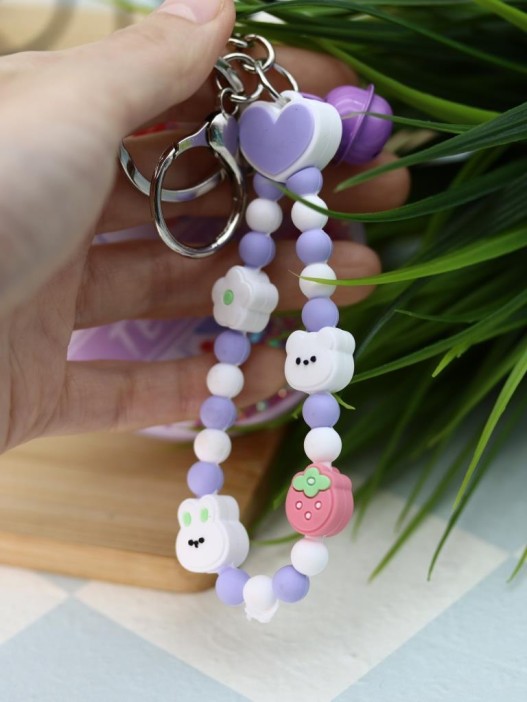 Зеркало-шейкер раскладное с шнурком &quot;Terenity&quot;, фиолетовое (7*7 см) 