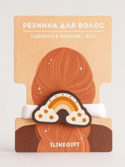 Резинка для волос ECO из дерева RAINBOW DREAMS