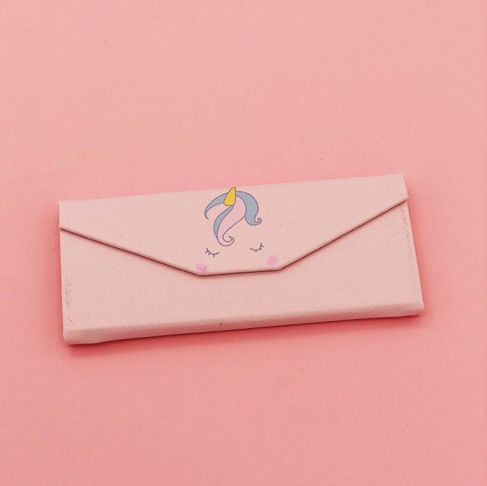 Чехол для очков "Unicorn face", pink 