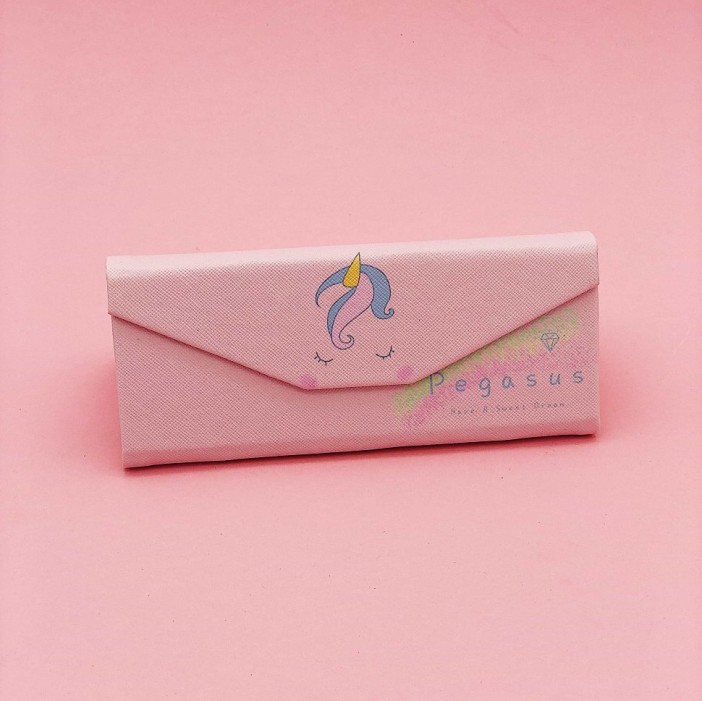 Чехол для очков "Unicorn face", pink 