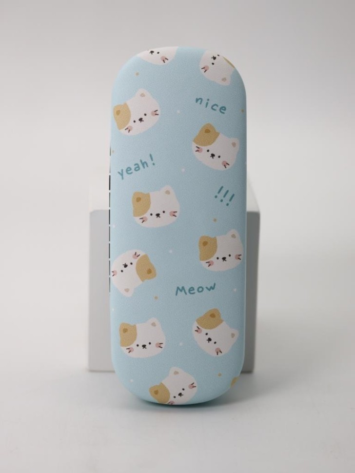 Чехол для очков GIRLY "Много котят", синий