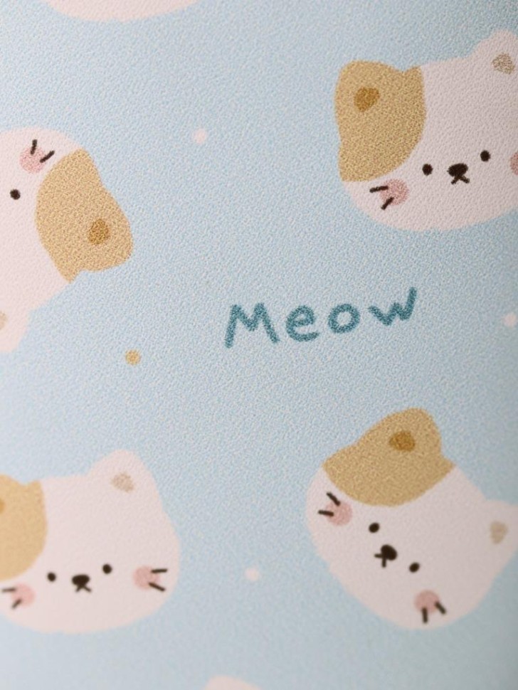 Чехол для очков GIRLY "Много котят", синий