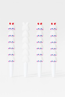 Ручка гелевая  "Go rabbit happy", purple