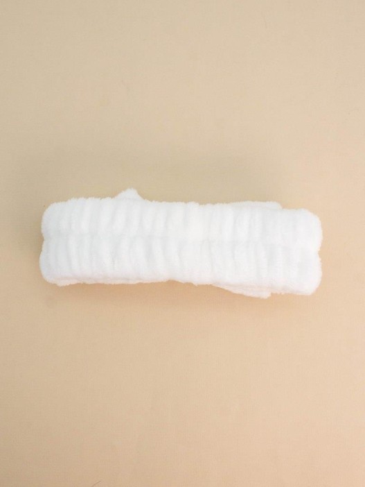 Повязка на голову GIRLY "Бант белый" 