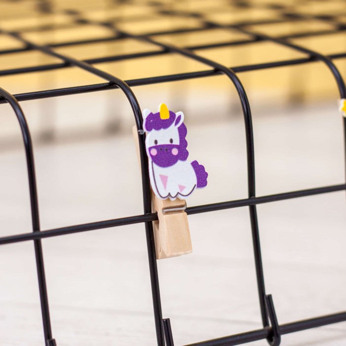 Прищепки "Unicorn", mix color 