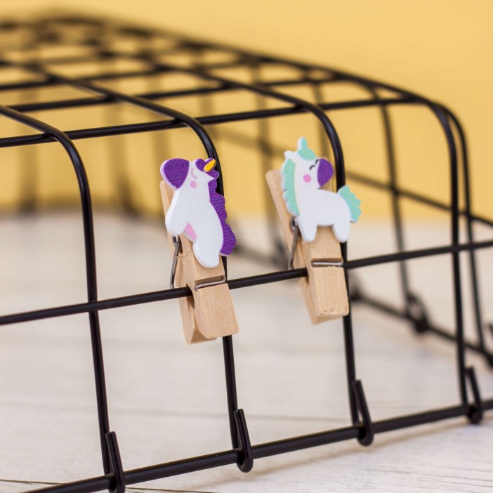 Прищепки "Unicorn", mix color 