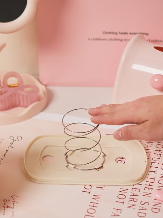 Салфетница «Glossy bow», pink (21*12,5*12,5 см) 