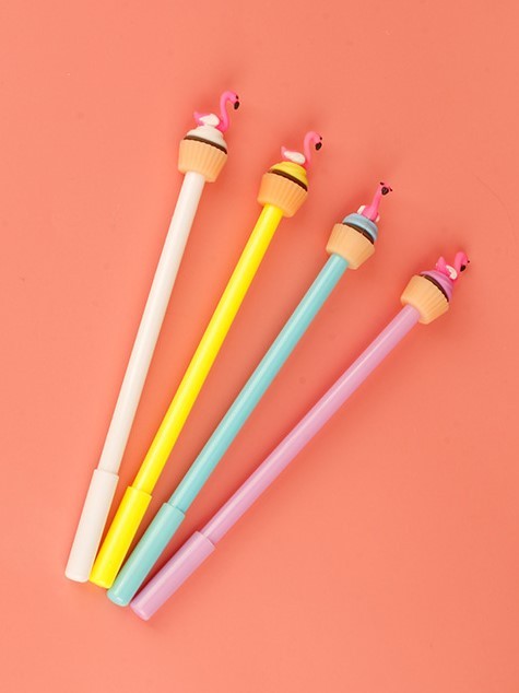 Ручка &quot;Flamingo cupcake&quot;, mix 