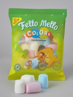 Жевательный зефир (Marshmallows) &quot;FELLO MELLO&quot; COLORS, 85 гр.