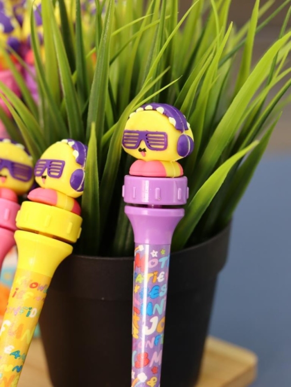 Ручка с поворотным механизмом "Рокерские очки", микс
