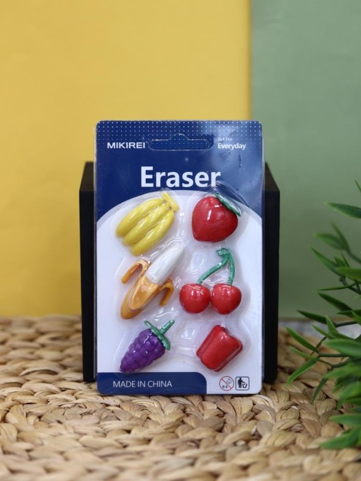 Ластики &quot;Fruits&quot;, 6 шт. в наборе 