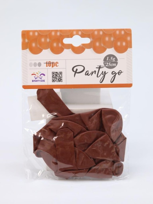 Набор воздушных шаров 10 шт. &quot;Unified joy pack&quot;, coffee (25 см) 