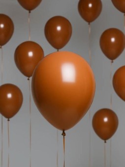 Набор воздушных шаров 10 шт. "Unified joy pack", coffee (25 см)