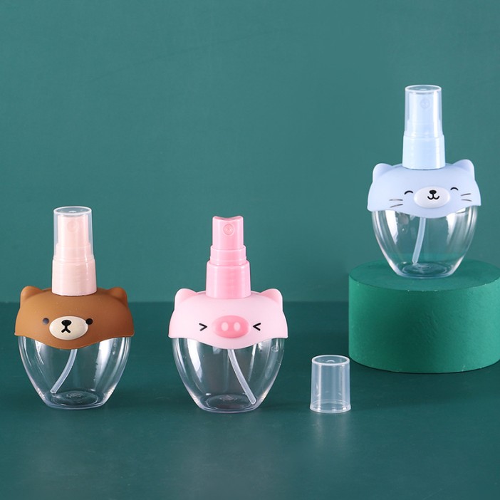 Дорожная бутылочка &quot;Pretty pig&quot;, pink (70 ml) 