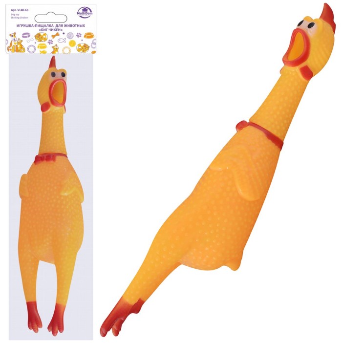 Игрушка-пищалка для животных &quot;Биг Чикен&quot;(29,5см) 