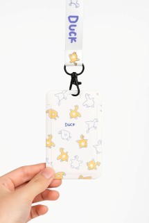 Футляр для карт на ленте &quot;Happy duck&quot;