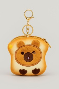 Плюшевый брелок - кошелек "Kapitoast", brown
