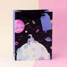 Подарочный пакет (S) "Sweet space" One cosmonaut