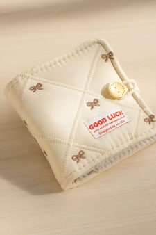 Фотоальбом - биндер для карт "Beige bow", 20 страниц(13*12,5 см)