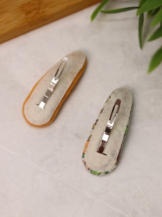 Набор заколок для волос "Flower princess", orange 