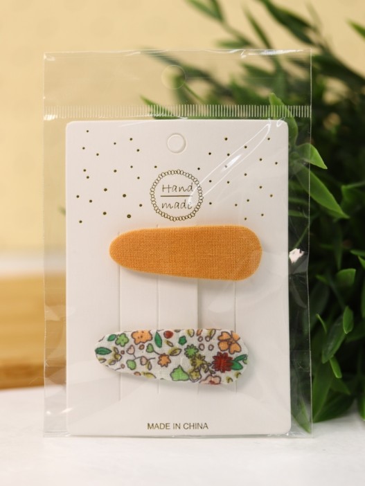 Набор заколок для волос "Flower princess", orange 