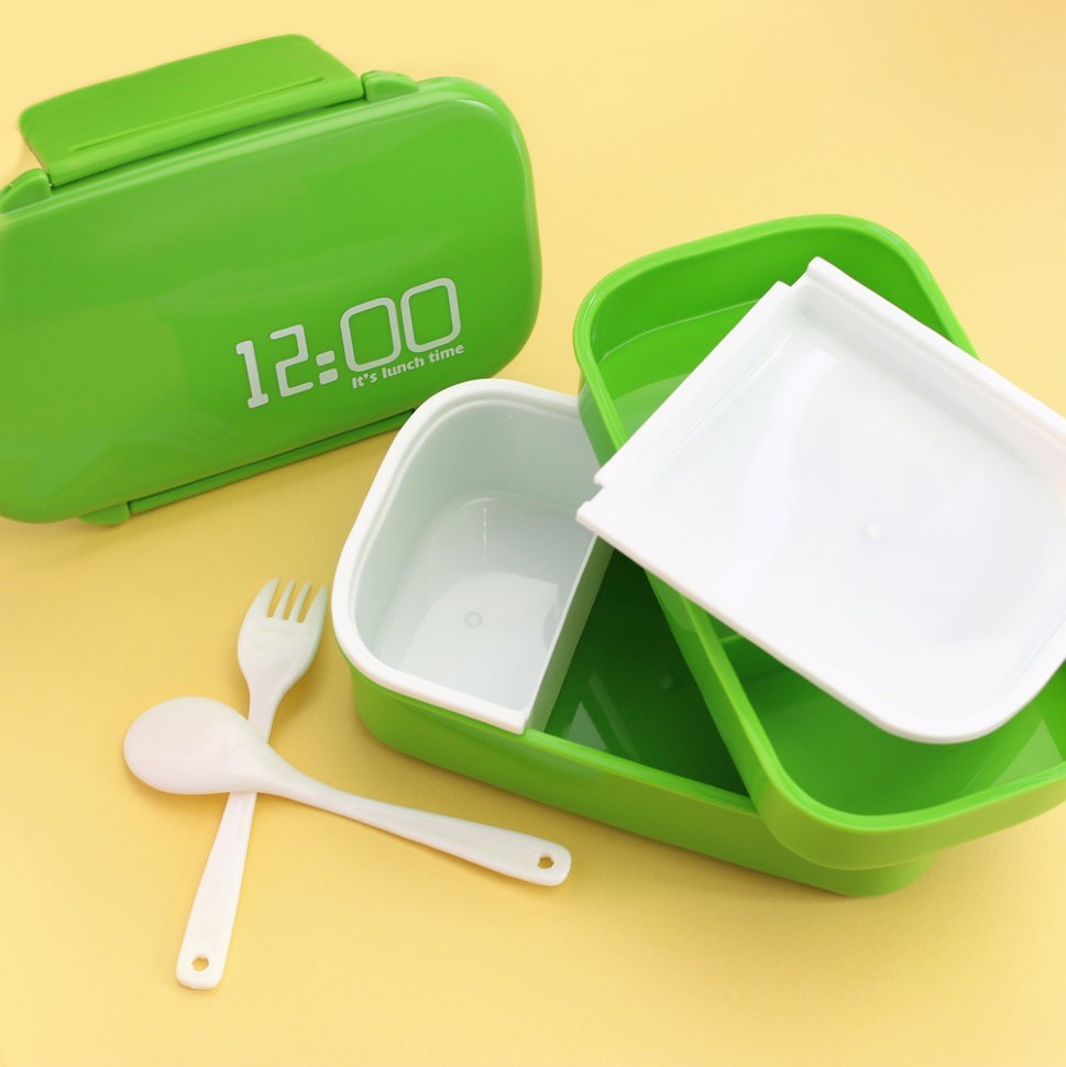 90012 Ланчбокс "Lanch time"_green