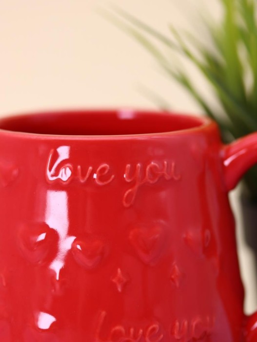 Кружка керамическая «Love you», 538 ml 