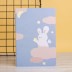 Тетрадь (A5) &quot;Rabbit on the clouds&quot;, blue (14.5*21) 