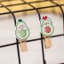 Прищепки ПО ПЛАНУ. &quot;Funny avocado&quot;, mix color 
