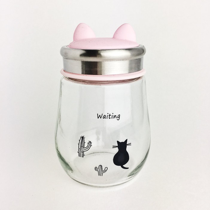 Бутылка &quot;Cat things&quot; pink 