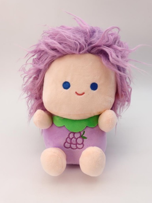 Мягкая игрушка &quot;Fruit babies&quot;, purple, 21 см 