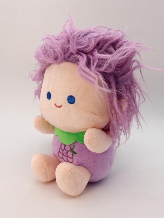 Мягкая игрушка &quot;Fruit babies&quot;, purple, 21 см 