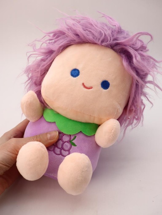 Мягкая игрушка &quot;Fruit babies&quot;, purple, 21 см 