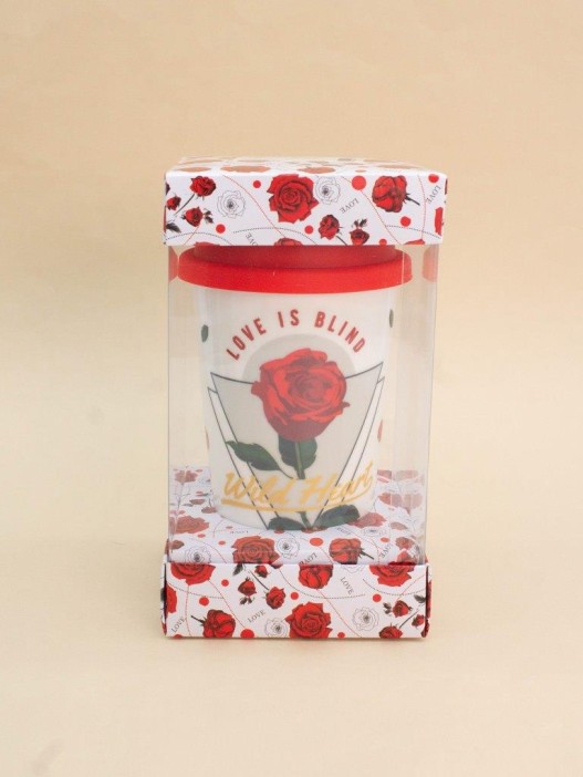 Стакан керамический «Ornament», red (400 ml) 