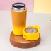 Термокружка "Love you more", yellow (370 ml) 
