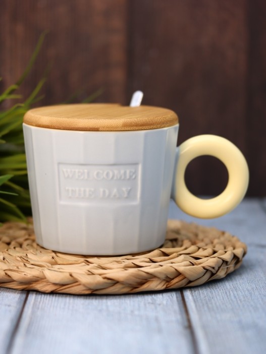 Кружка «Welcome the day», blue (320 ml) 