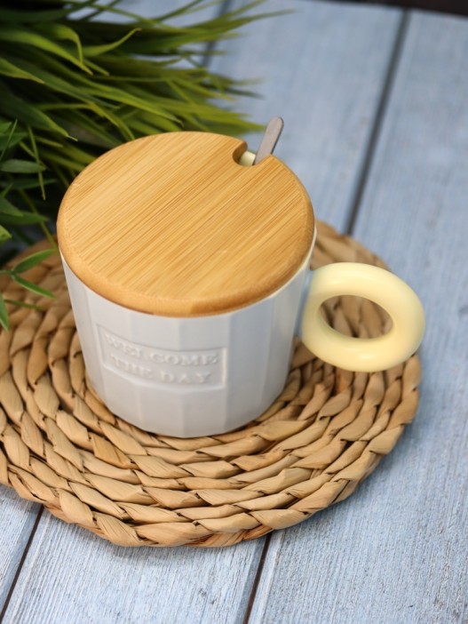 Кружка «Welcome the day», blue (320 ml) 