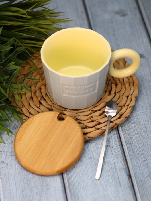 Кружка «Welcome the day», blue (320 ml) 