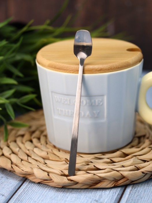 Кружка «Welcome the day», blue (320 ml) 