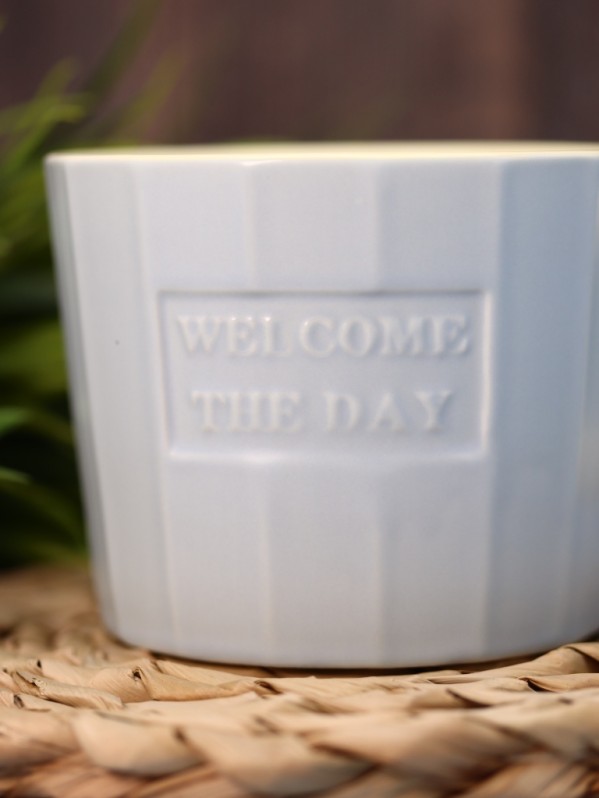 Кружка «Welcome the day», blue (320 ml)