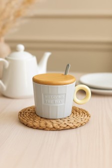 Кружка «Welcome the day», blue (320 ml)