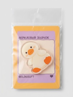 Значок акриловый iLikeGift "Милая уточка"