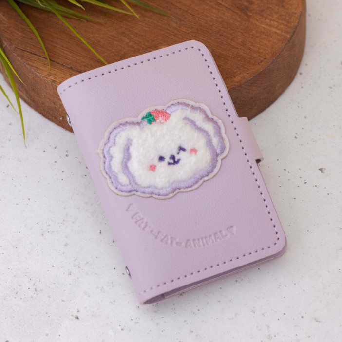 Визитница "Cute hare", purple 