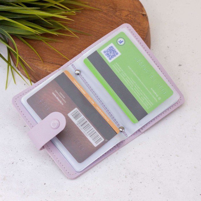 Визитница "Cute hare", purple 