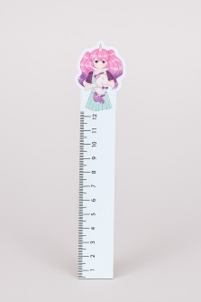 Линейка ЭКО из дерева iLikeGift Аниме "Девушка единорог"