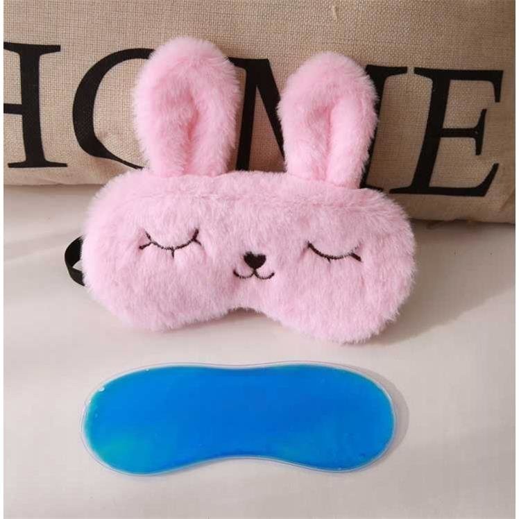 Маска для сна гелевая &quot;Pink bunny&quot; 